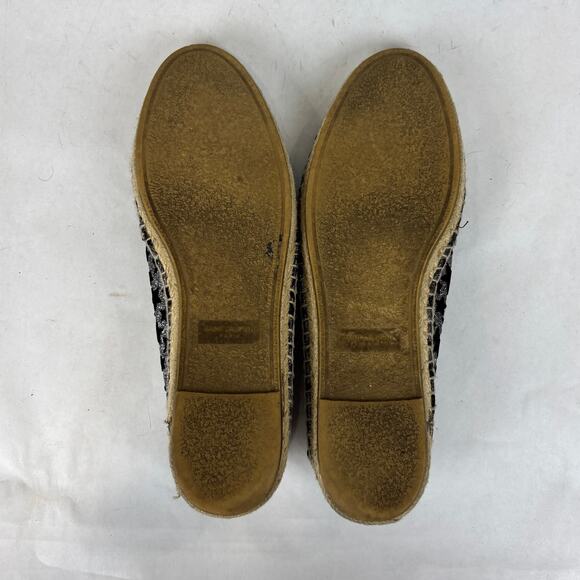 Saint Laurent Glitter Star Espadrilles Slip Ons Women's 41 US 11 - Picture 8 of 11